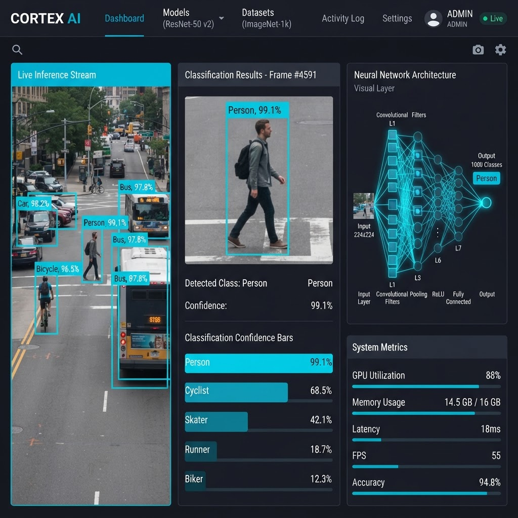 VisionScan ML interface preview