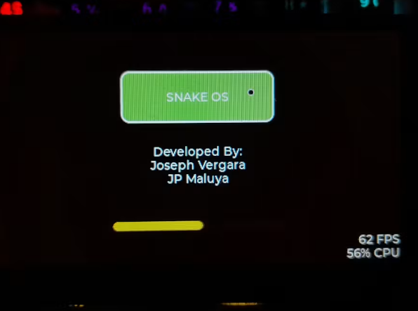 Snake OS: Embedded Interactive HMI Game thumbnail